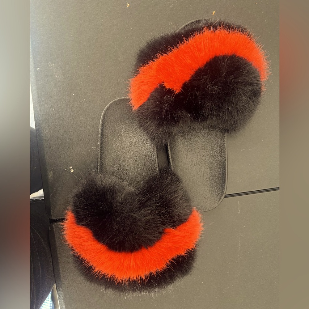 Fuzzy slippers